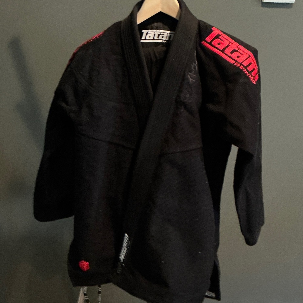 Tatami Black Jiu-Jitsu Gi with Red Accents